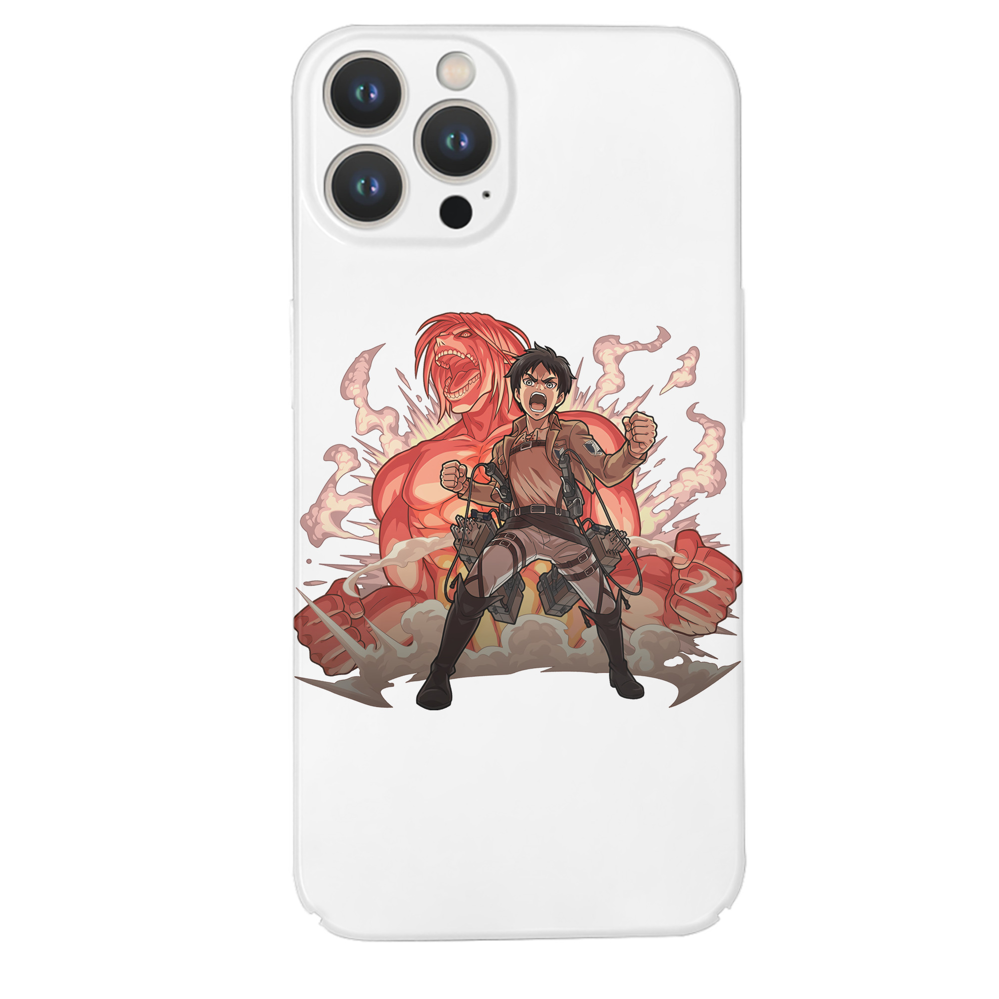 （画像用） 進撃の巨人 エレン･イェーガー Attack on Titan Eren Jäger 【iPhone 14シリーズ対応】ハードケース